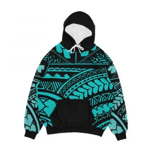 Polynesian Hawaiian All Over Tribal Print Men's All-Over-Print Hoodie