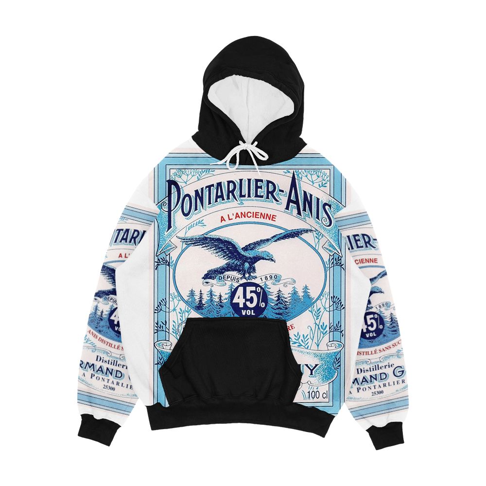 Pontarlier Anise Men's All-Over-Print Hoodie