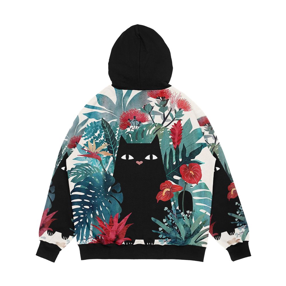 Popoki Men's All-Over-Print Hoodie - Image 2