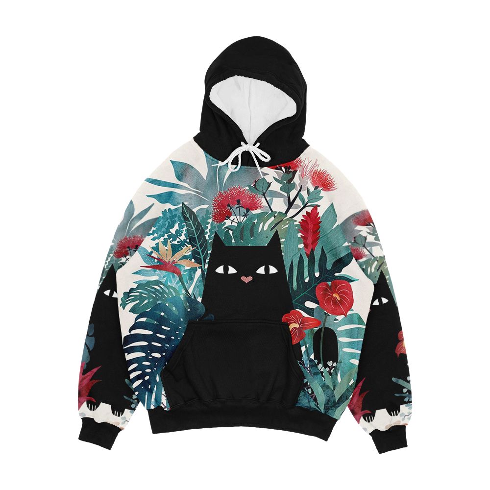 Popoki Men's All-Over-Print Hoodie