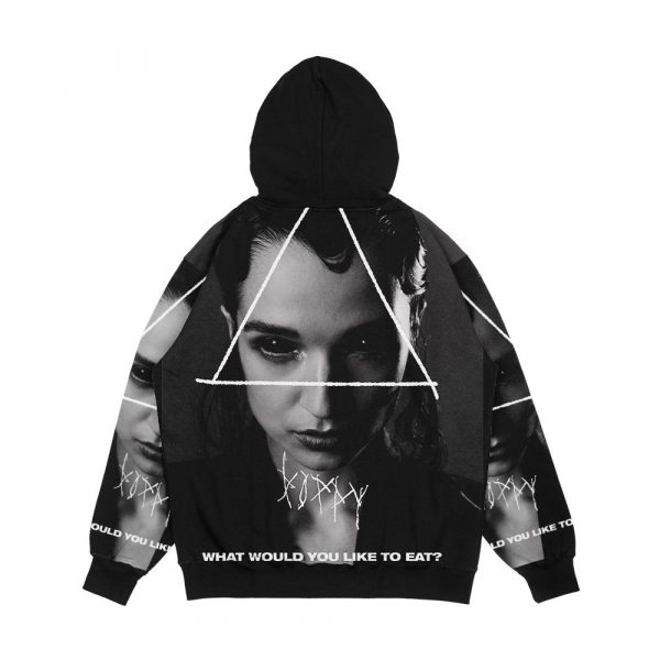 Poppy What Would You Like To Eat Men's All-Over-Print Hoodie - Image 2