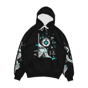 Portal 2 Art Men's All-Over-Print Hoodie