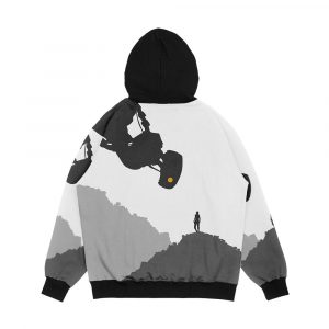 Alternative view of Portal 2 Minimalist Quote Men's All-Over-Print Hoodie