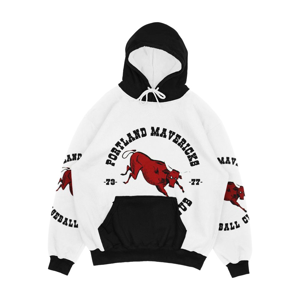 Portland Mavericks Baseball Club Shirt Retro Vintage 70S Tbt Men's All-Over-Print Hoodie