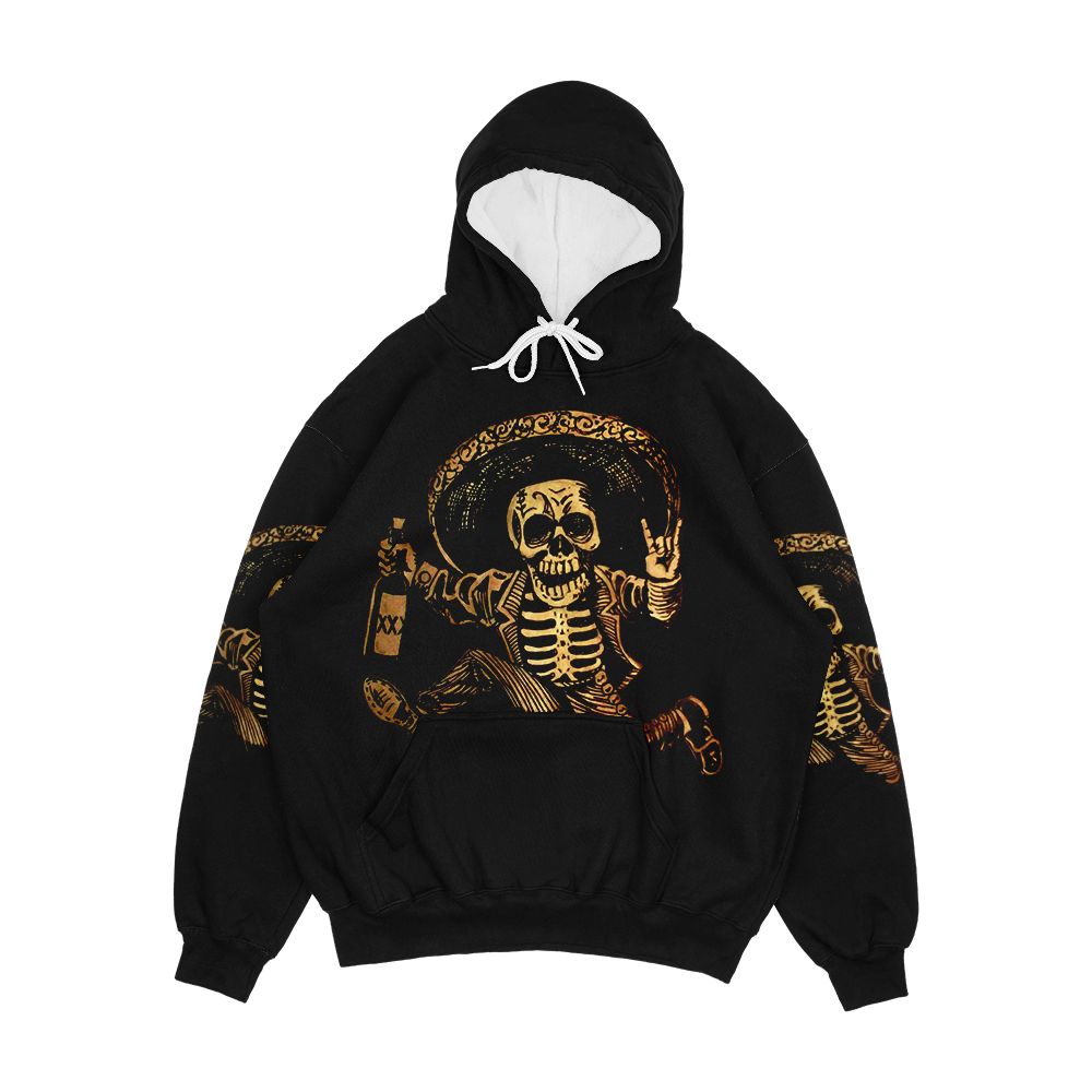 Posada Day Of The Dead Outlaw Men's All-Over-Print Hoodie