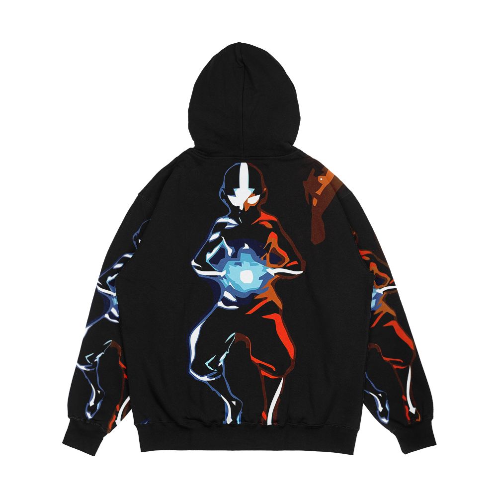 Positive And Negative Chakras Men's All-Over-Print Hoodie - Image 2
