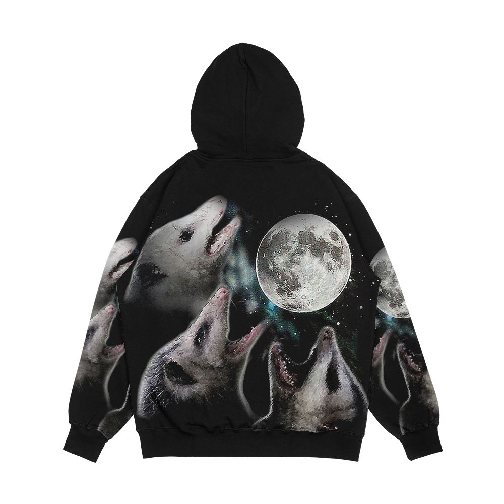 Possum Moon Men's All-Over-Print Hoodie - Image 2