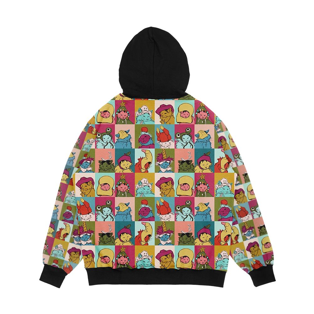 Pot Roast Hats Men's All-Over-Print Hoodie - Image 2