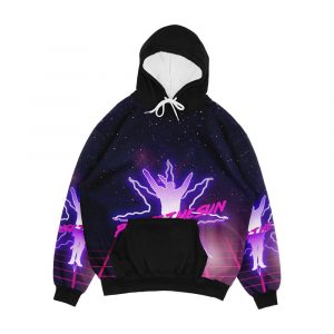 Praise The Sun 80S Men's All-Over-Print Hoodie