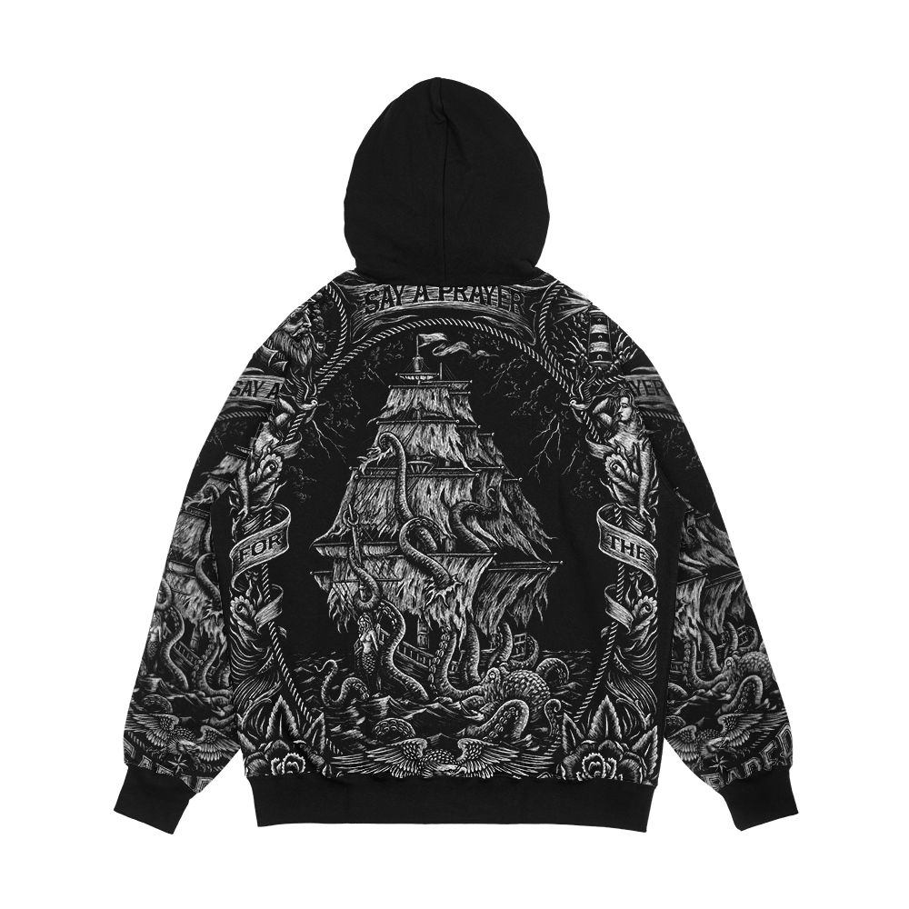 Prayer For The Seafarer Men's All-Over-Print Hoodie - Image 2
