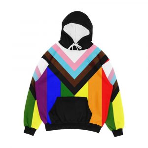Progress Pride Flag Men's All-Over-Print Hoodie