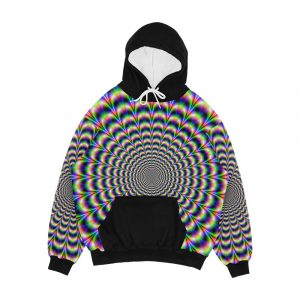 Psychedelic Pulse Men's All-Over-Print Hoodie