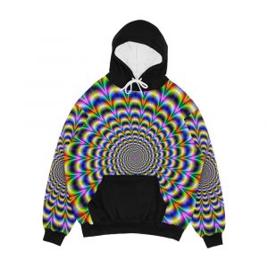 Psychedelic Swirl Men's All-Over-Print Hoodie