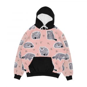 Pudgy Pallas And 39' Cats Men's All-Over-Print Hoodie