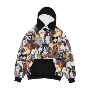 Pupper Party Men's All-Over-Print Hoodie