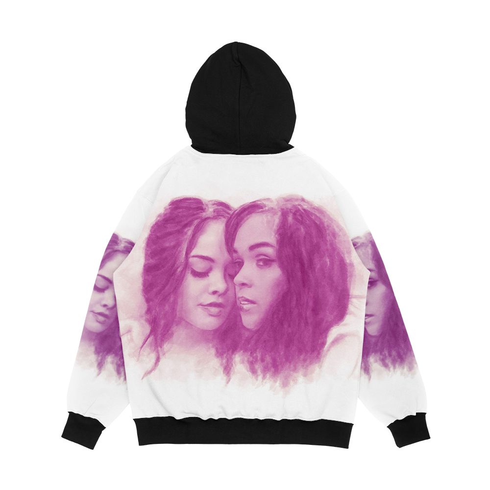 Pynk Janelle Mon %A1E Tessa Thompson Men's All-Over-Print Hoodie - Image 2