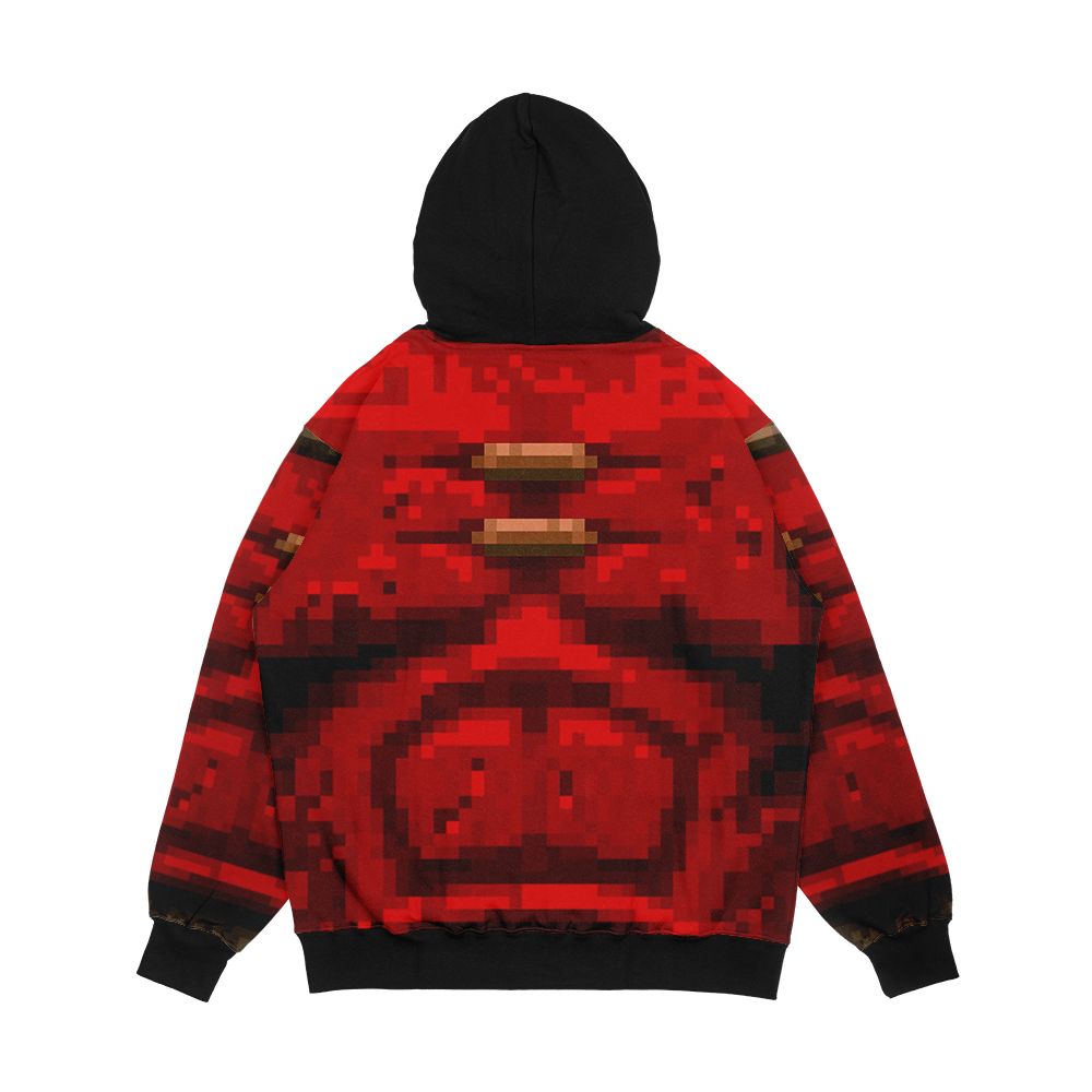 Quake Red Armor Men's All-Over-Print Hoodie - Image 2