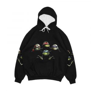 Queen Ninja Turtles Men's All-Over-Print Hoodie