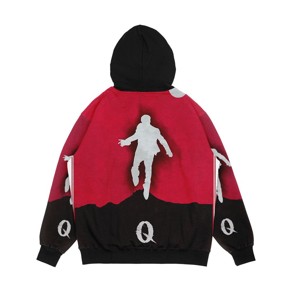 Queens Of The Stone Age I Appear Missing Art Tall Men's All-Over-Print Hoodie - Image 2