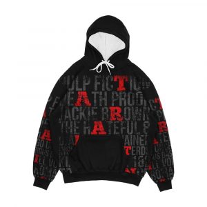 Quentin Tarantino Movies Vintage Grunge Style Men's All-Over-Print Hoodie