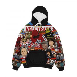 Rad Poster Bmx Tribute Full Color All Cast Men's All-Over-Print Hoodie