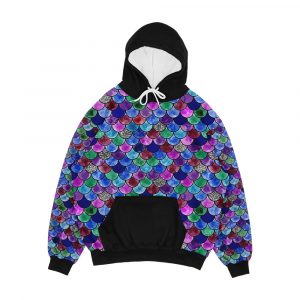 Rainbow Fish Men's All-Over-Print Hoodie