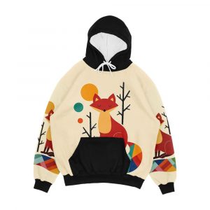 Rainbow Fox Men's All-Over-Print Hoodie