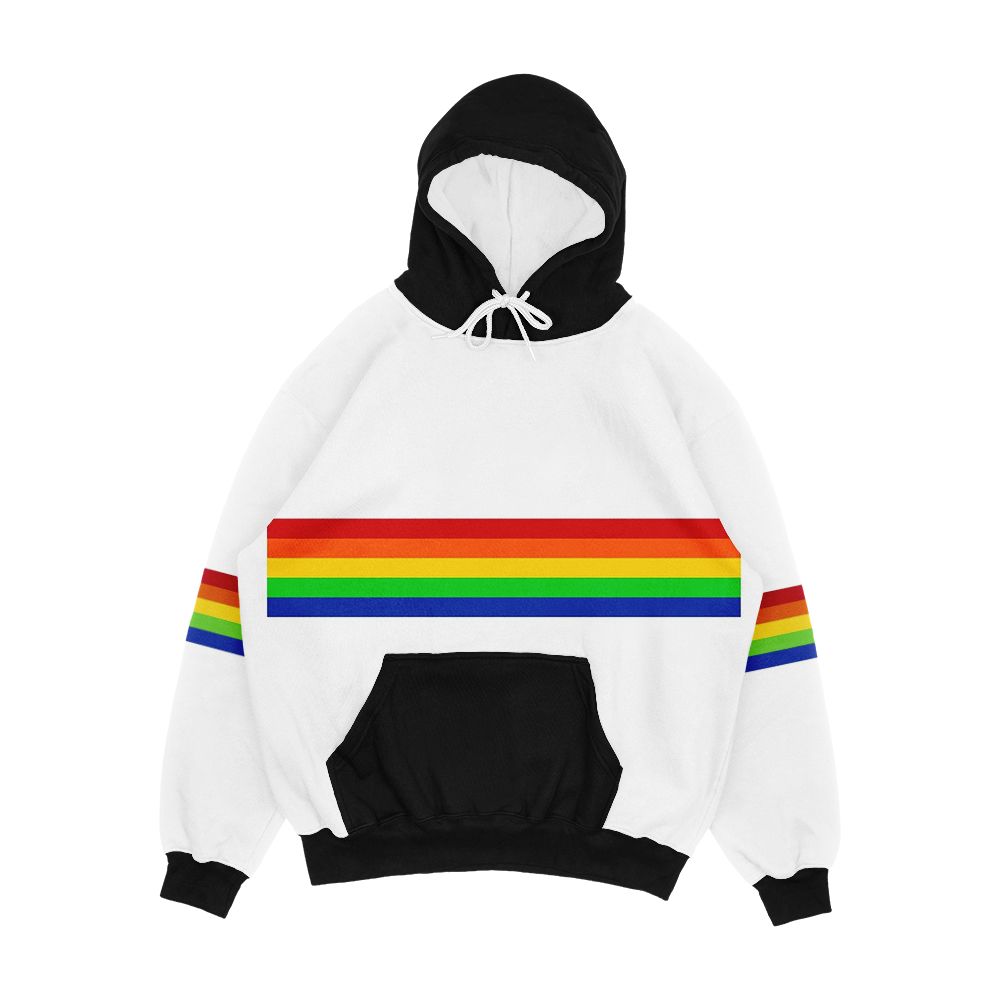 Rainbow Juliantina Juliana Men's All-Over-Print Hoodie