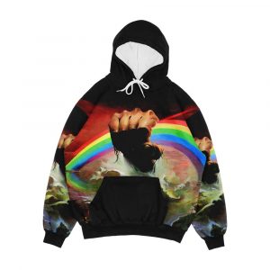 Rainbow Rising Classic Perfection Men's All-Over-Print Hoodie