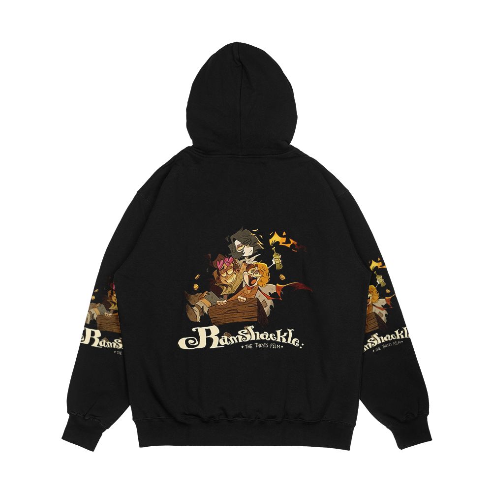 Ramshackle The Thesis Film Shirt Black Men's All-Over-Print Hoodie - Image 2