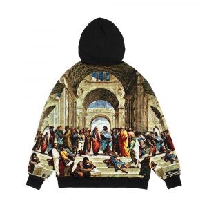 Alternative view of Raphael School Of Athens 1511 Men's All-Over-Print Hoodie