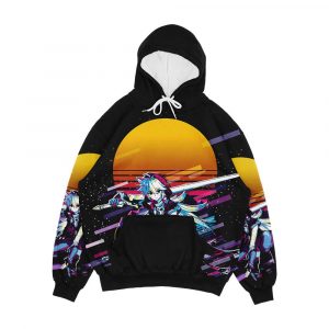 Razor Genshin Impact 80S Retro Men's All-Over-Print Hoodie