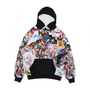 Re Zero All Characters Men's All-Over-Print Hoodie