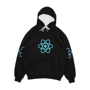 Reactjs React Js Official Logo Javascript Framework Men's All-Over-Print Hoodie