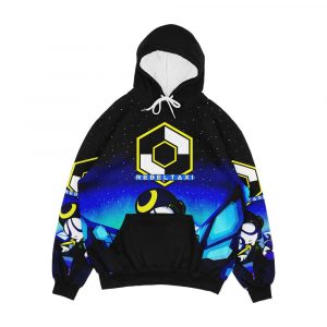 Rebeltaxi Pan Pizza Men's All-Over-Print Hoodie