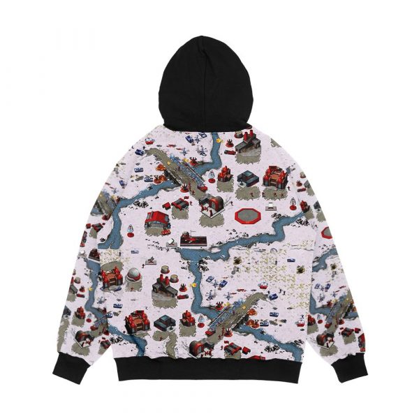 Red Alert Remastered Gameplay Men's All-Over-Print Hoodie - Image 2