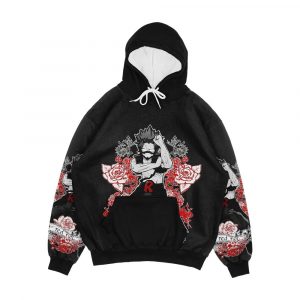 Red Riot Flower Boy ~ Kirishima Eijirou My Hero Academia Men's All-Over-Print Hoodie
