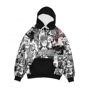 Red Riot Manly Hearted Hero Men's All-Over-Print Hoodie