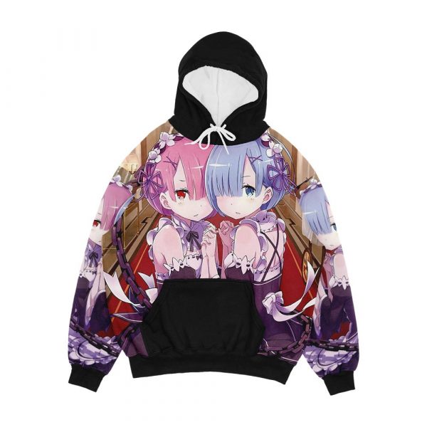 Rem And Ram Men's All-Over-Print Hoodie
