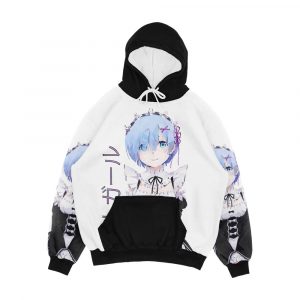 Rem Geometric Men's All-Over-Print Hoodie
