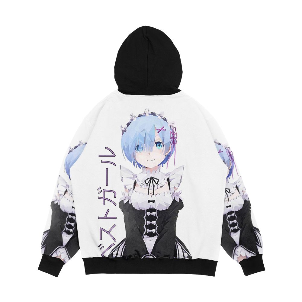 Rem Geometric Men's All-Over-Print Hoodie - Image 2