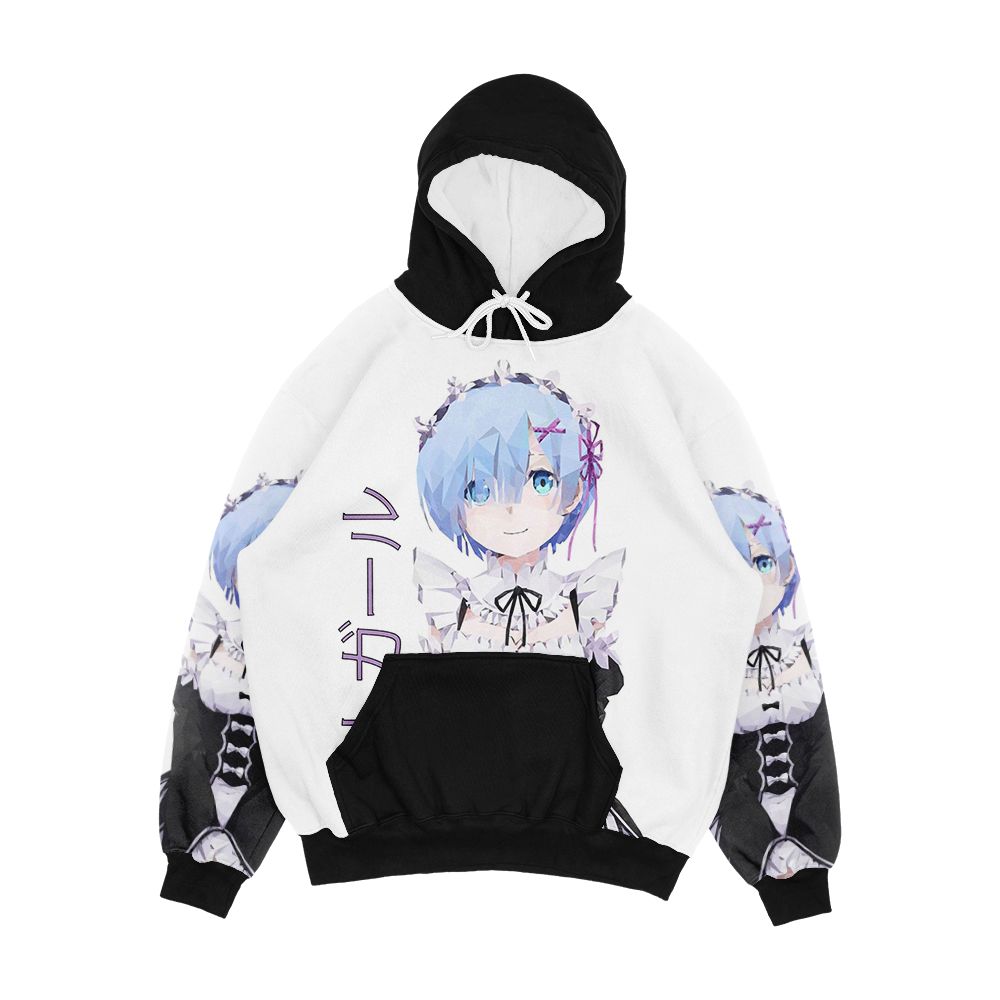 Rem Geometric Men's All-Over-Print Hoodie