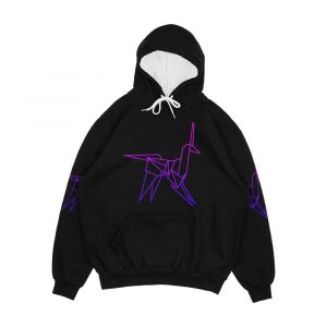 Retro Blade Runner Origami Unicorn Men's All-Over-Print Hoodie