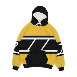 Retro Speedblock Yellow Men's All-Over-Print Hoodie