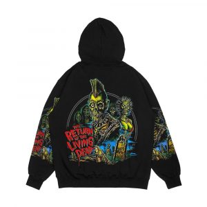 Alternative view of Return Of The Living Dead Tarman Poster Art Men's All-Over-Print Hoodie