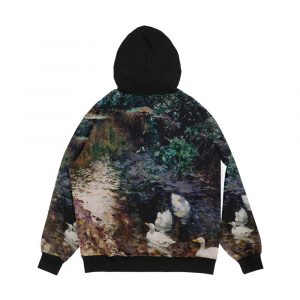 Alternative view of Reverie Near The Stream Evariste Carpentier Men's All-Over-Print Hoodie