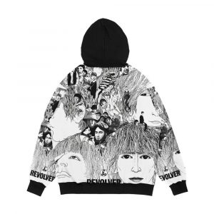 Alternative view of Revolver Album Cover Men's All-Over-Print Hoodie
