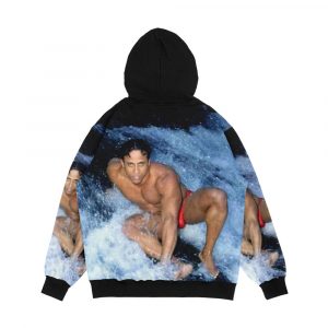 Alternative view of Ricardo Milos Men's All-Over-Print Hoodie