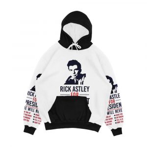 Rick Astley For President Men's All-Over-Print Hoodie