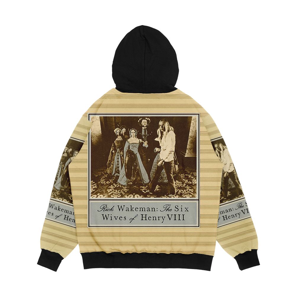 Rick Wakeman The Six Wives Of Henry Viii 1973 Men's All-Over-Print Hoodie - Image 2